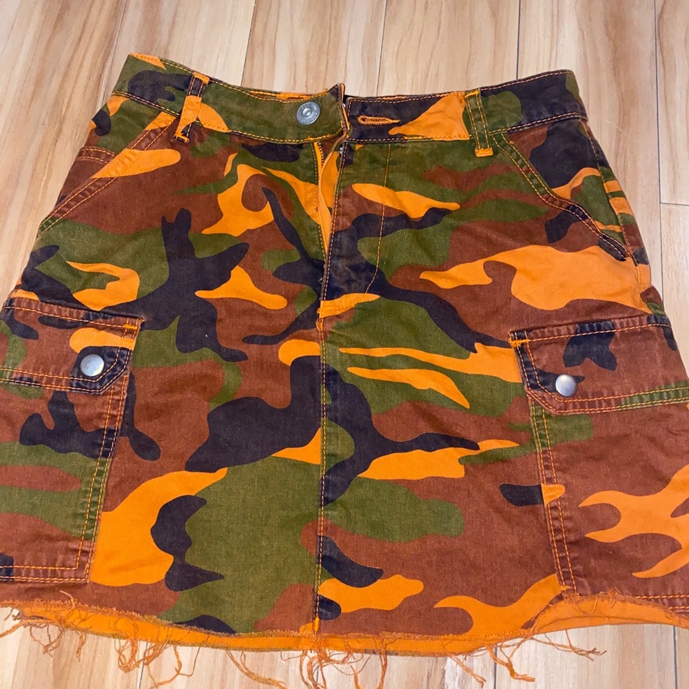 Urban outfitters camo skirt